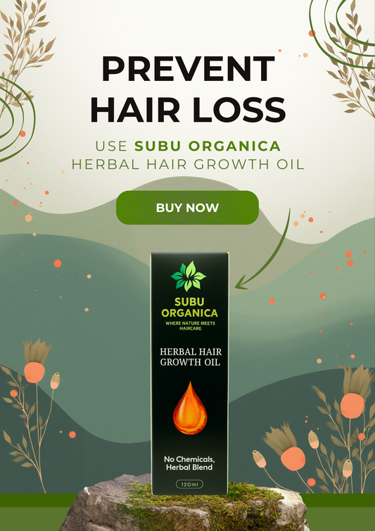 Subu Organica No. 1 Herbal Hair Growth Oil – 100% Natural & Effective